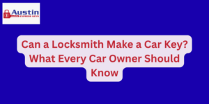 Can a Locksmith Make a Car Key